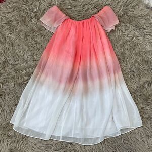 Rebecca Minkoff Ombre off shoulder dress xxs